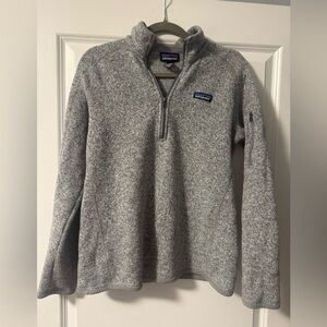 Patagonia Heather Gray Fleece Jacket